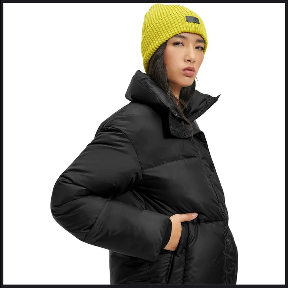 UGG Vickie Black Puffer Jacket Size XS - Picture 4 of 10